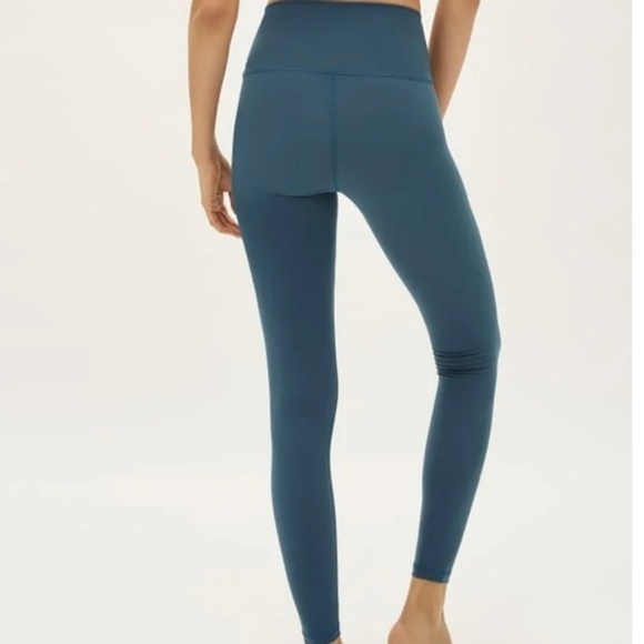 Everlane Women's Teal Active Leggings Size Large Soft Performance Leggings - Picture 6 of 6